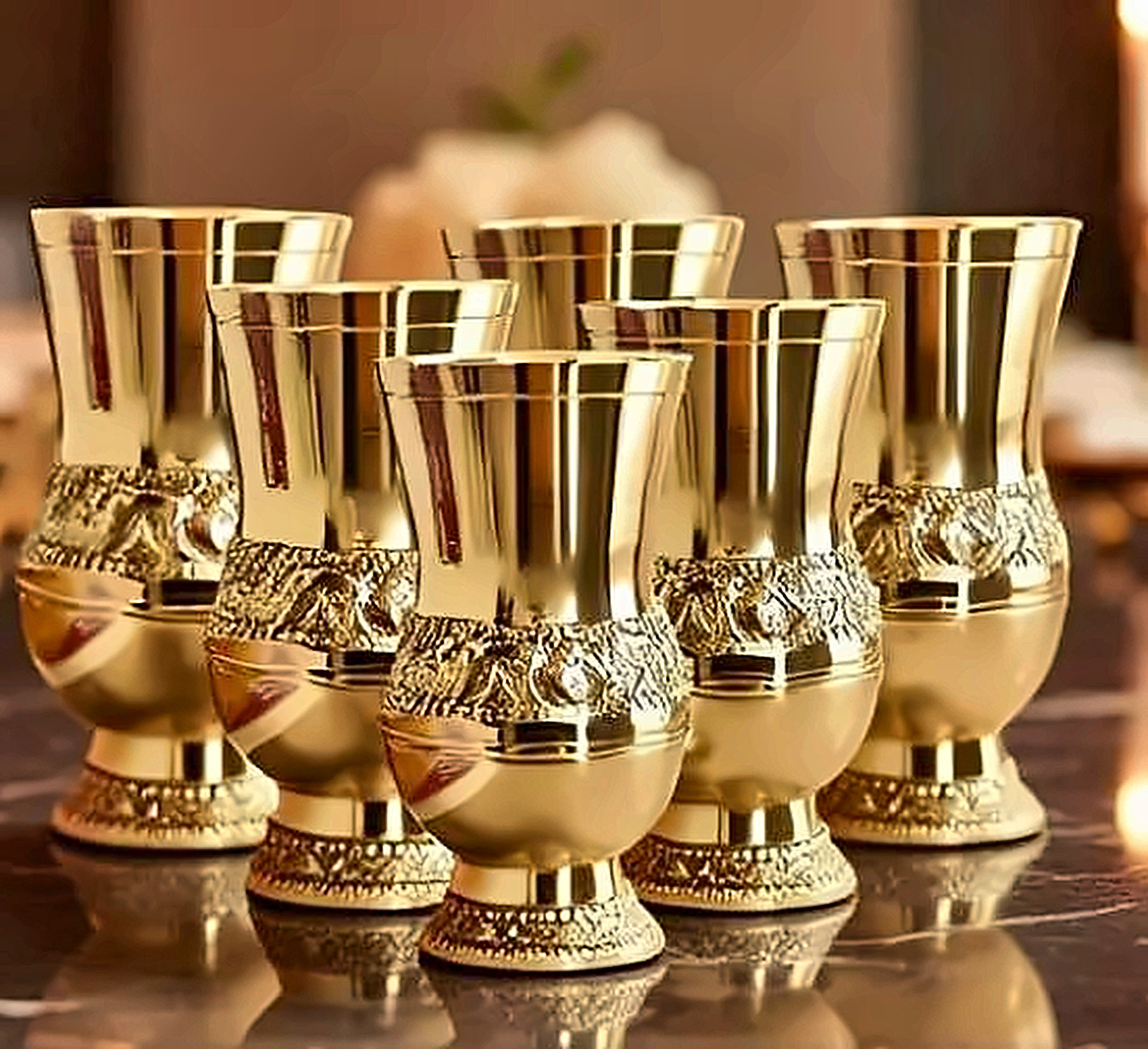 Aurelia Footed Goblets (Pair)