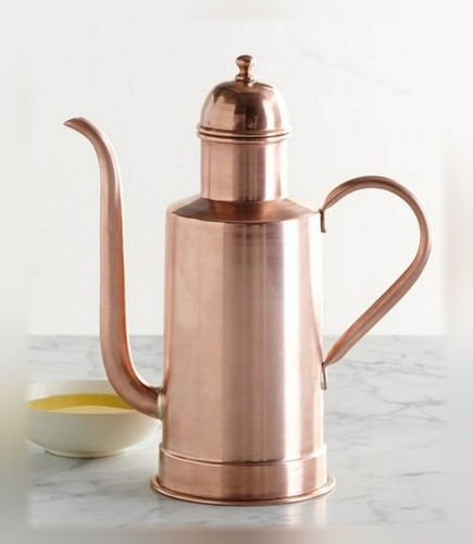 Artisanal Pure Copper Gooseneck Oil Dispenser