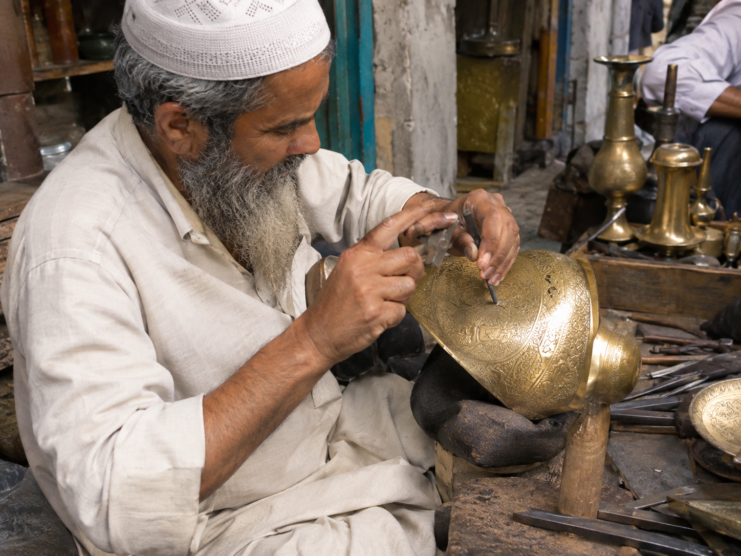 Nikashi Work (Hand Engraving)