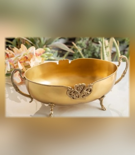 Scrollwork Footed Oval Centrepiece Bowl